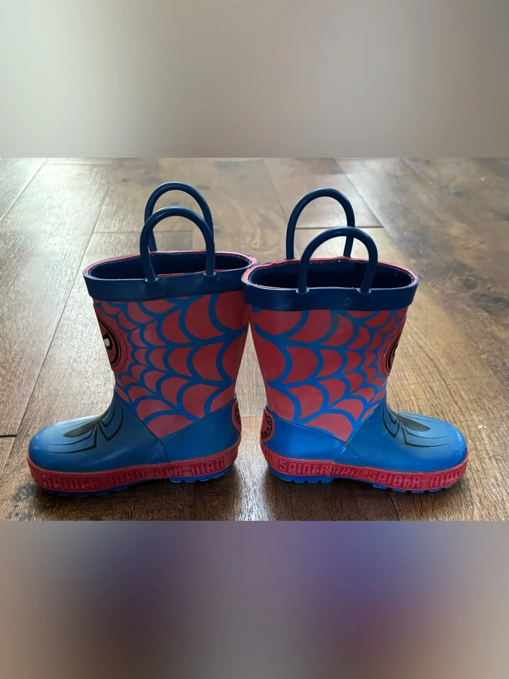 Marvel Spiderman boots for toddlers youth Size 5/6 unisex boy girl